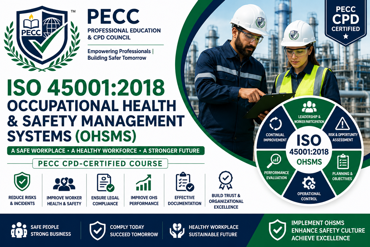 ISO 45001:2018 – Occupational Health and Safety Management Systems (OHSMS)